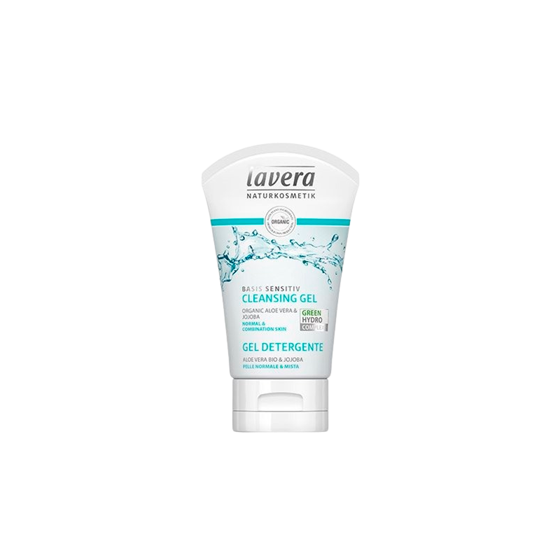 Lavera Basis Rense Gel - Aloe vera og Jojoba (125 ml)