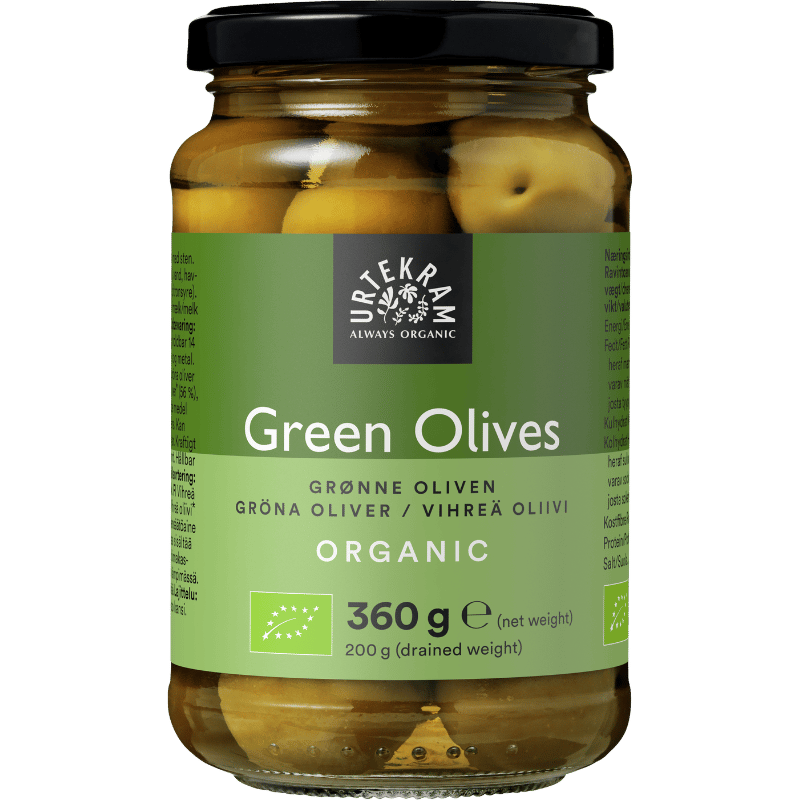 Urtekram Oliven grønne Ø 360 gr.