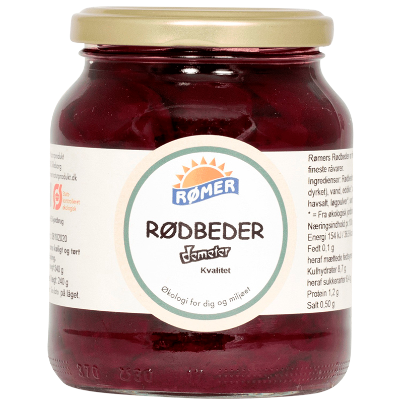 Rødbeder i glas, Demeter Ø 680 gr.