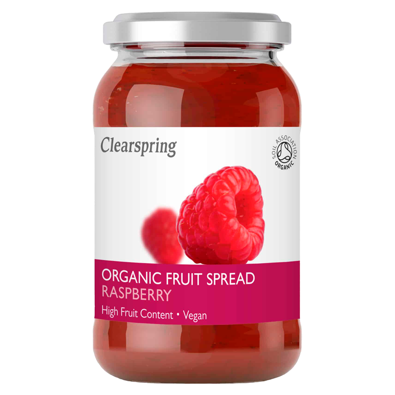 Clearspring Marmelade Hindbær smørepålæg Ø (280 g)