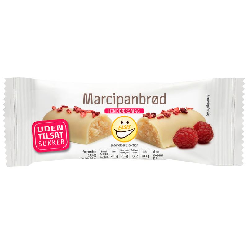 EASIS Marcipanbrød Hindbærsmag (30 g)