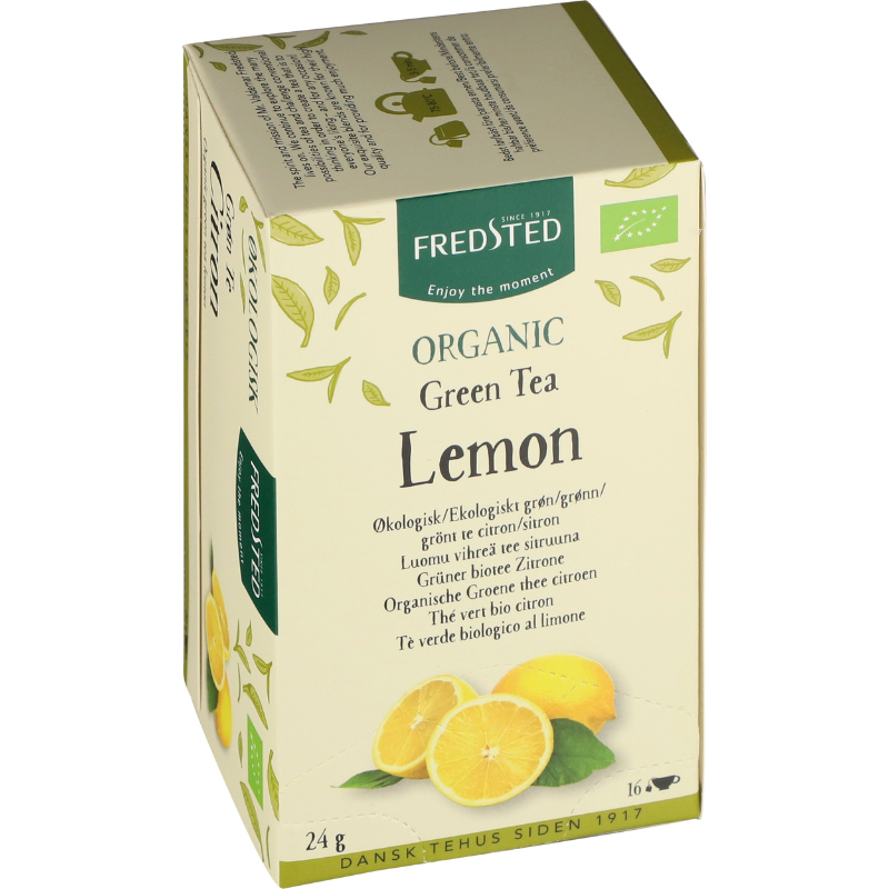 Fredsted Grøn te med citron Ø (16 breve)