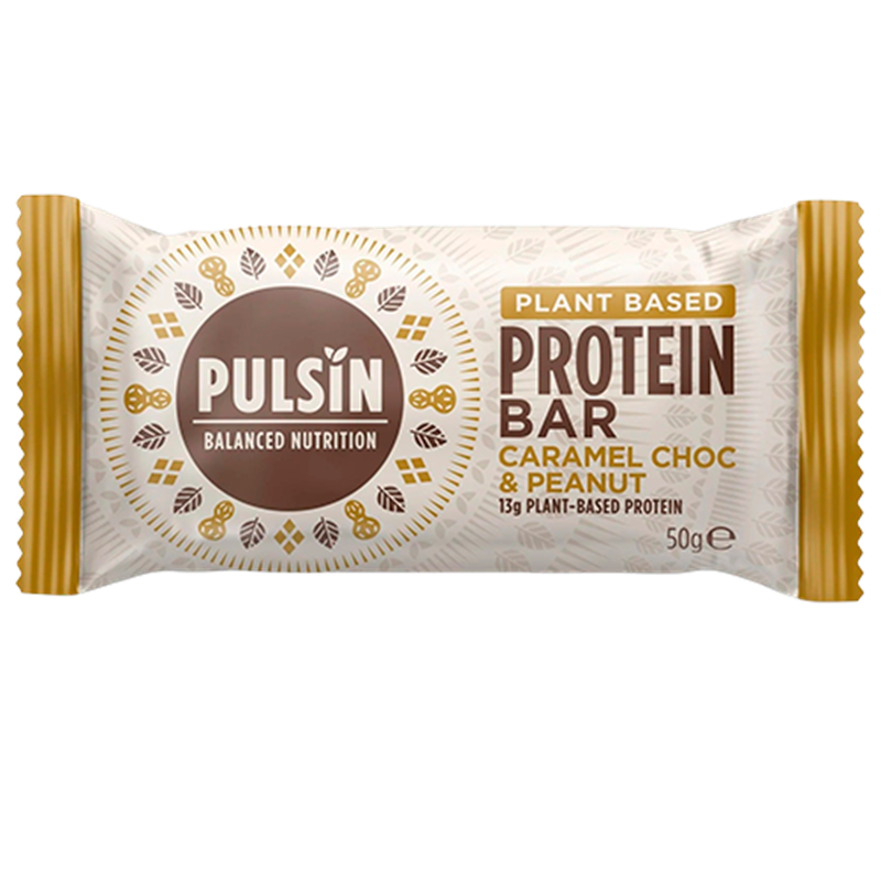 Pulsin Proteinbar Caramel Choc & Peanut (50 g)