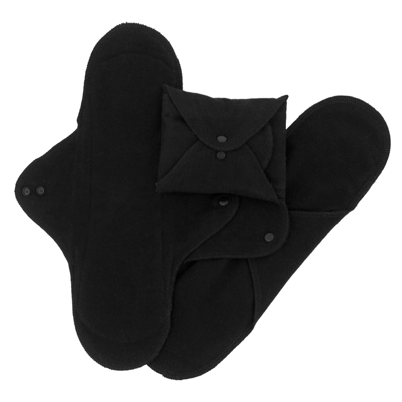 ImseVimse Sanitary Pads Classic Night Black (3 pak)