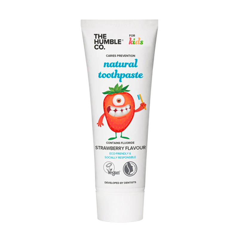 The Humble Co. Naturlig Tandpasta Kids Strawberry (75 ml)