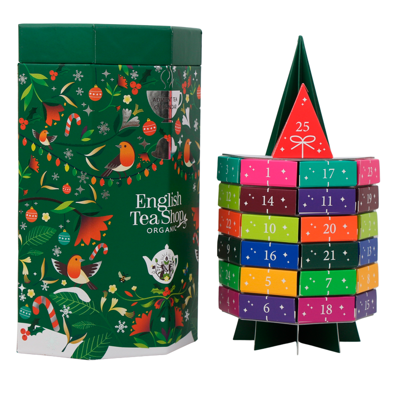 English Tea Shop Te Julekalender Juletræ Ø (25 stk)