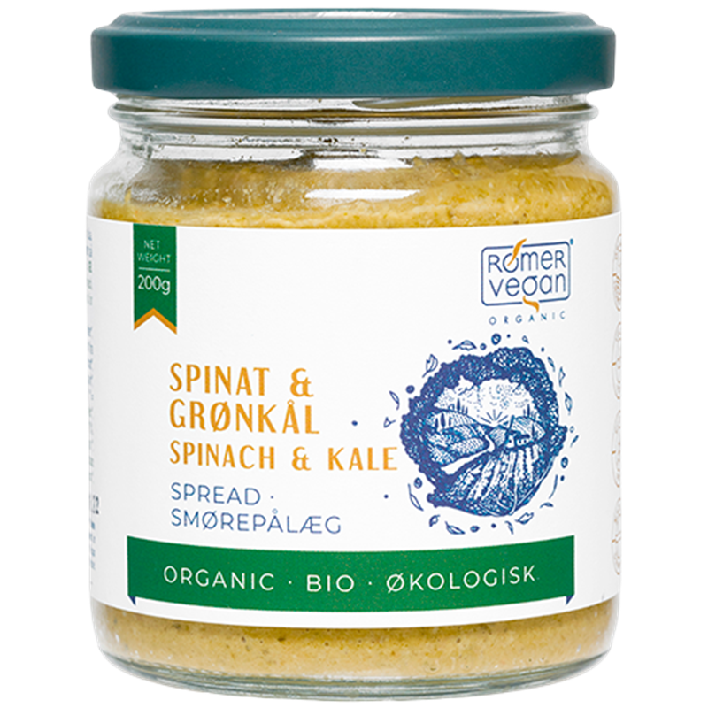 Rømer Smørepålæg Grønkål & Spinat Spread Ø (200 g)