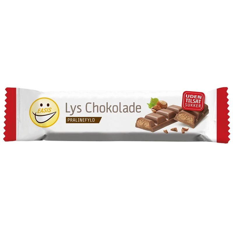 EASIS Lys Chokolade med Praline (35 g)