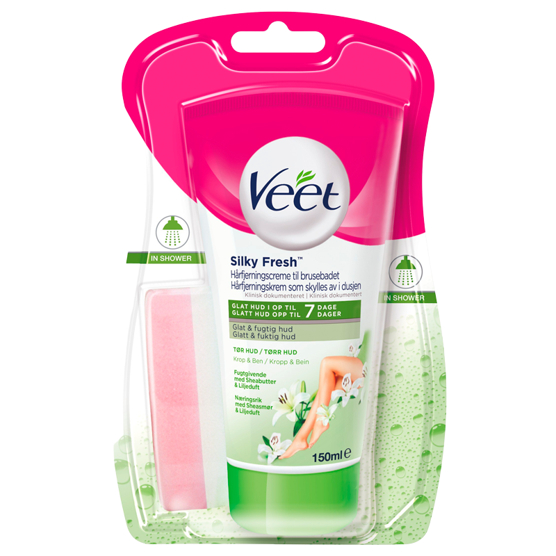 Veet In Shower Creme Tør Hud (150 ml)