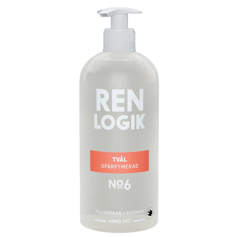 Ren Logik No. 6 Uparfumeret Håndsæbe (500 ml)