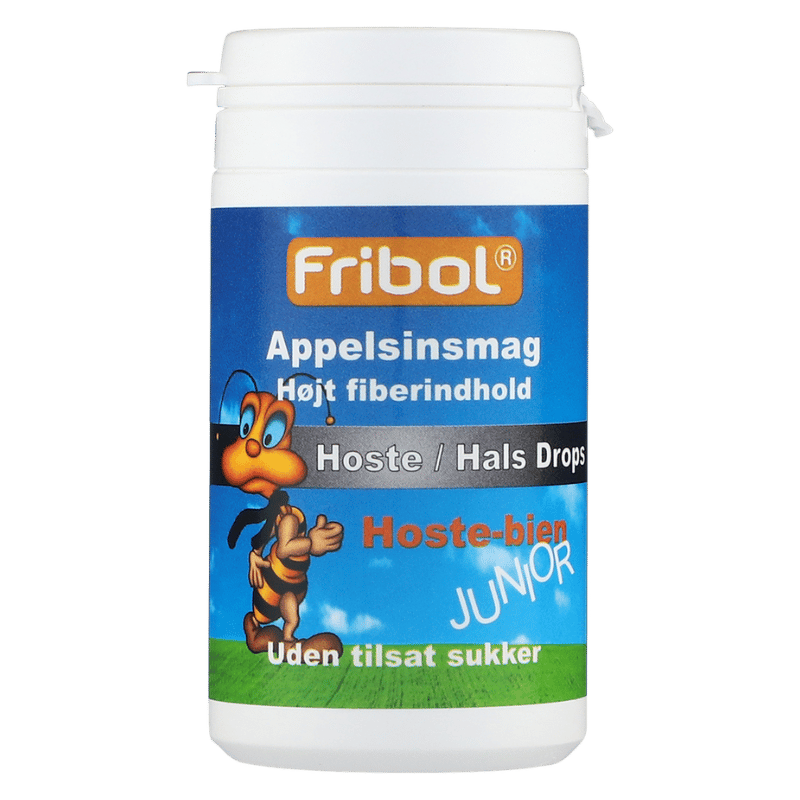 Fribol Hoste Hals Drops Appelsin (Junior) (60 g)