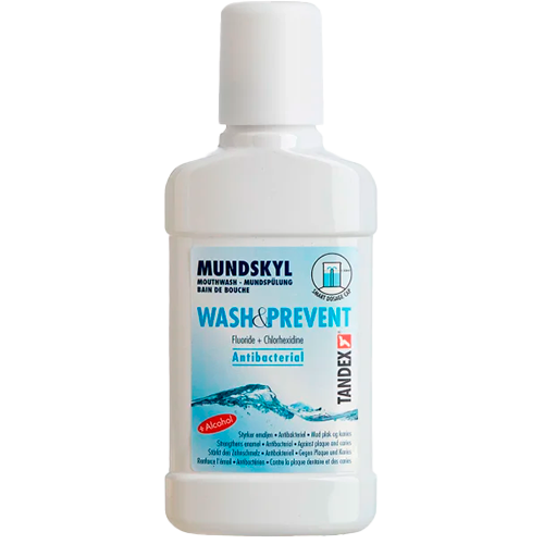 Tandex Wash & Prevent Mundskyl med Fluor & CHX (250 ml)
