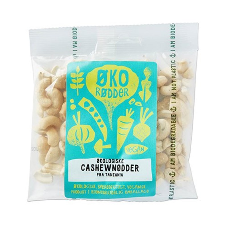 Øko Rødder Cashewnødder Tanz Ø (70 g)