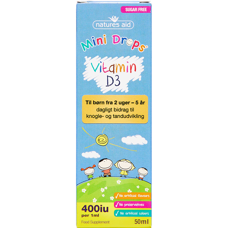 Natures Aid Mini Drops Vitamin D3 (50 ml)