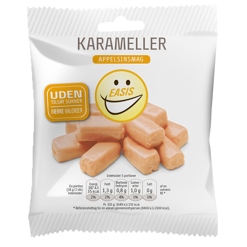 EASIS Karameller Appelsinsmag (70 g)