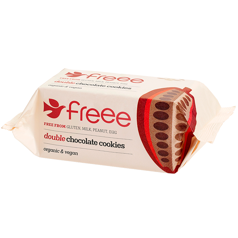Doves Double Chocolate Cookies Økologiske - 180 gram
