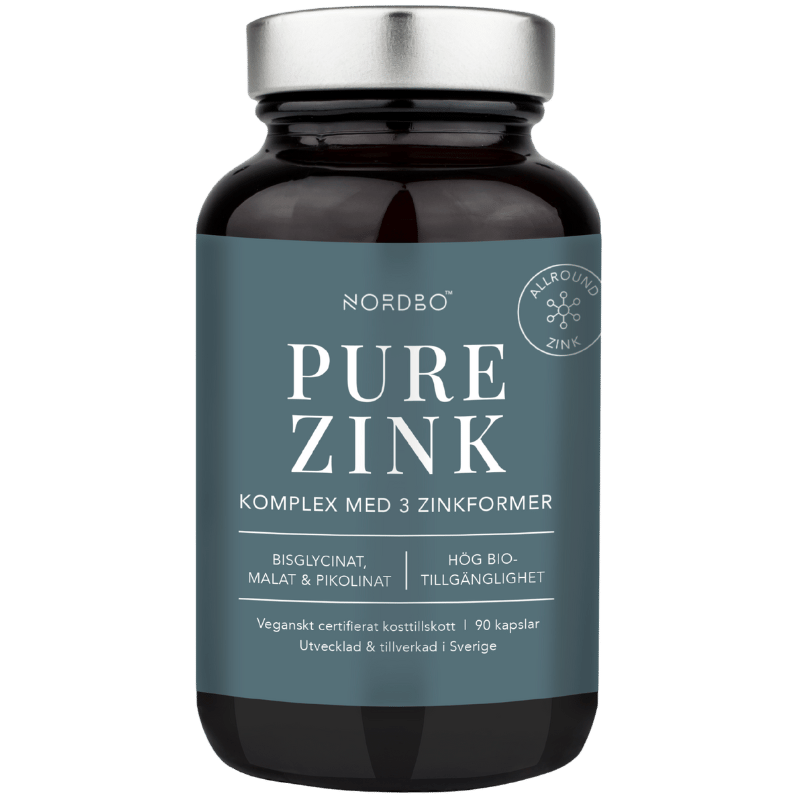 Nordbo Pure Zink (90 kaps)