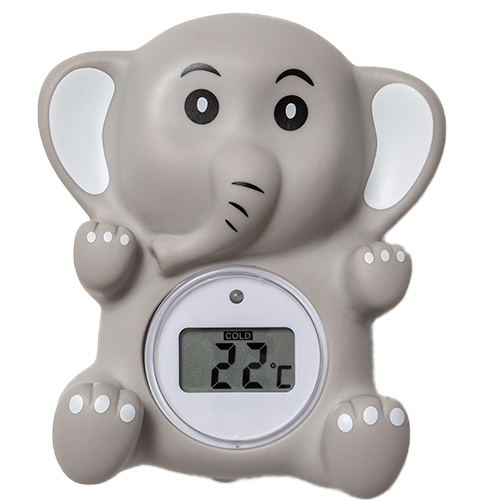 Oopsy Digitalt Bad & Rumtermometer Elefant (1 stk)
