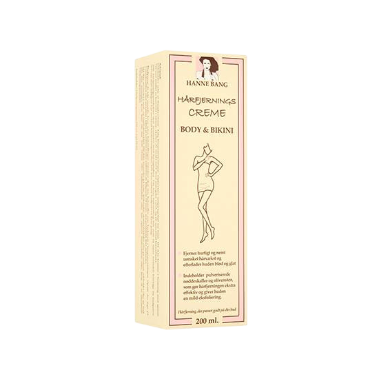 Hanne Bang Hårfjerningscreme Body & Bikini 200 ml