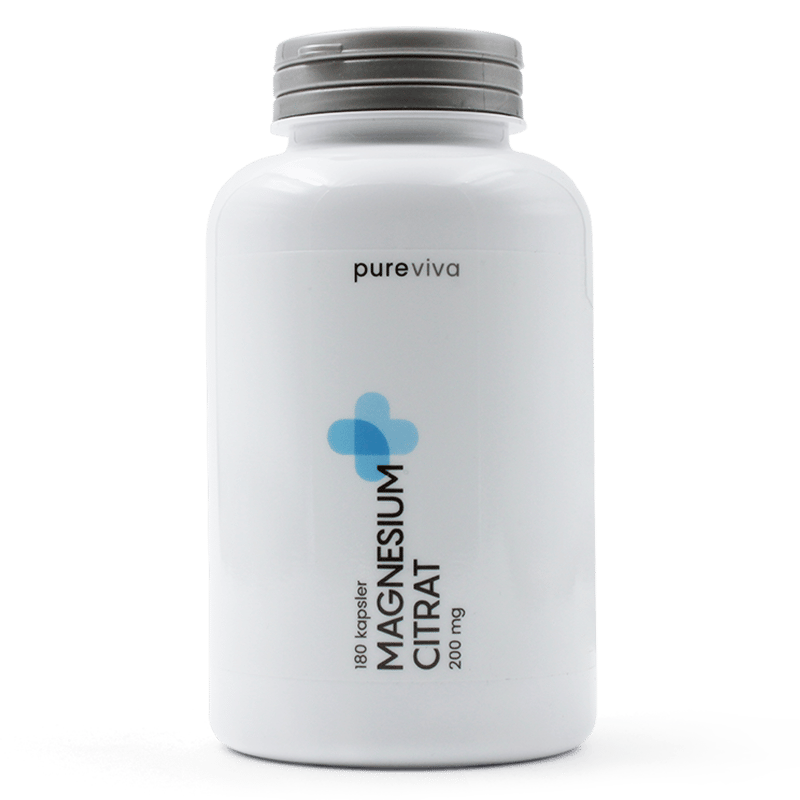 Pureviva Magnesium Citrat 200 mg (180 kaps)