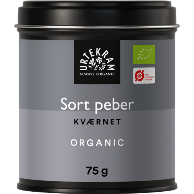 Urtekram Sort Peber Kværnet Ø (75 g)
