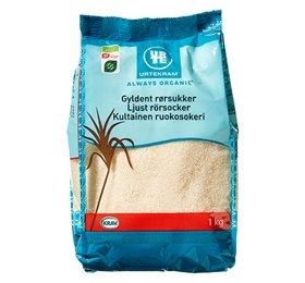 Urtekram Rørsukker Brasilien Ø 1 kg.