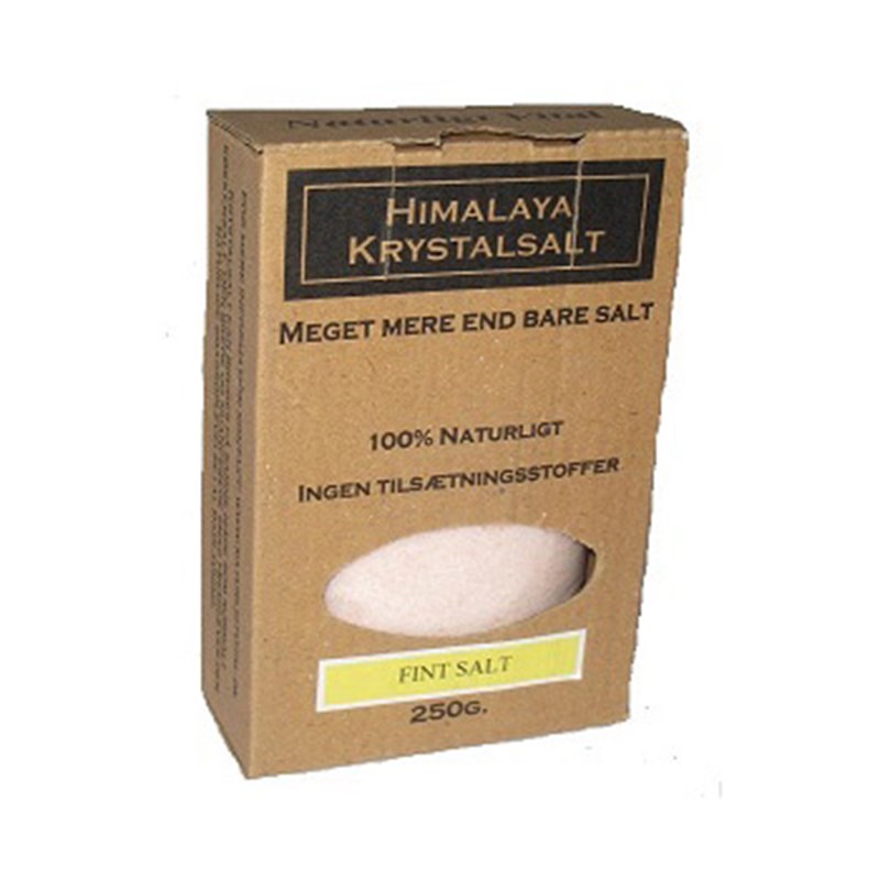 Naturlig Vital Himalaya Fint Salt i æske (250 g)