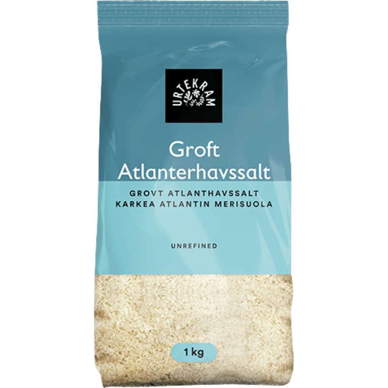 Urtekram Grov Atlanterhavsalt (1 kg)