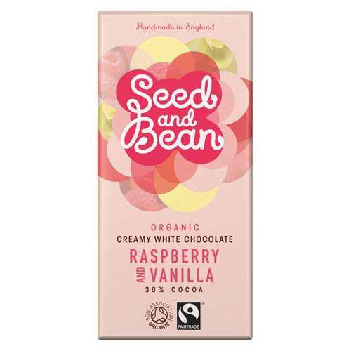 Chokolade Hvid Hindbær & Vanille Ø Seed & Bean
