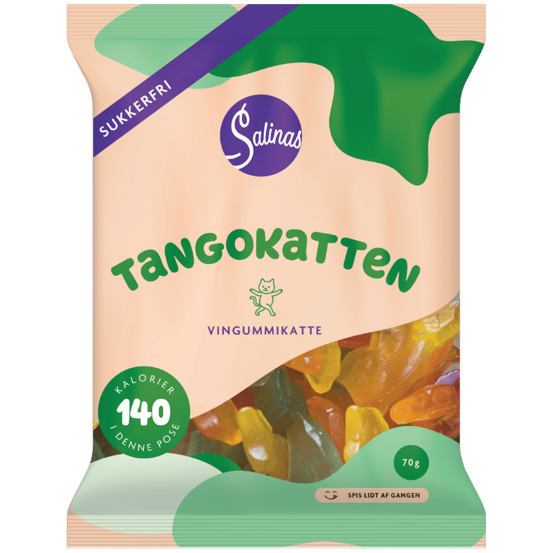 Salinas Slik Tangokatten Vingummi (70 g)