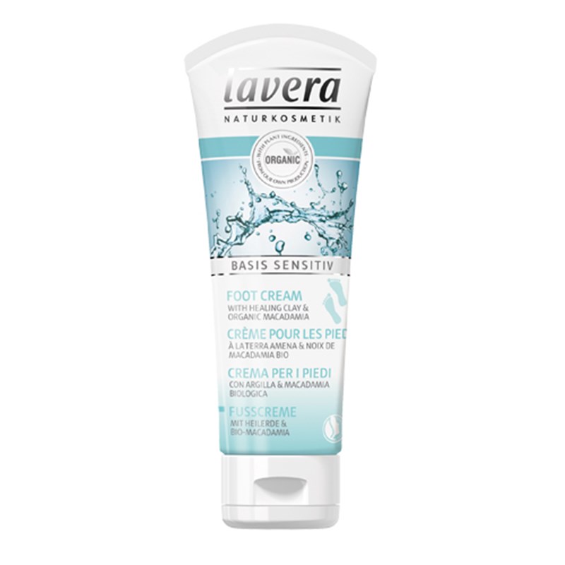Lavera Basis Sensitiv Fodcreme med Macadamia og Ler (75 ml)