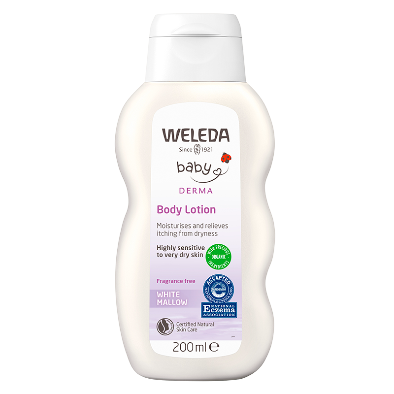 Weleda Baby Derma White Mallow Bodylotion (200 ml)