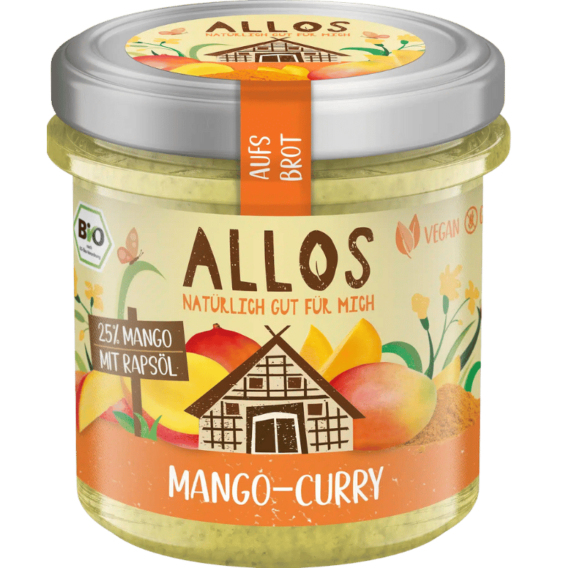Allos Smørepålæg AufÂ´s Brot Mango-Karry Ø (140 g)