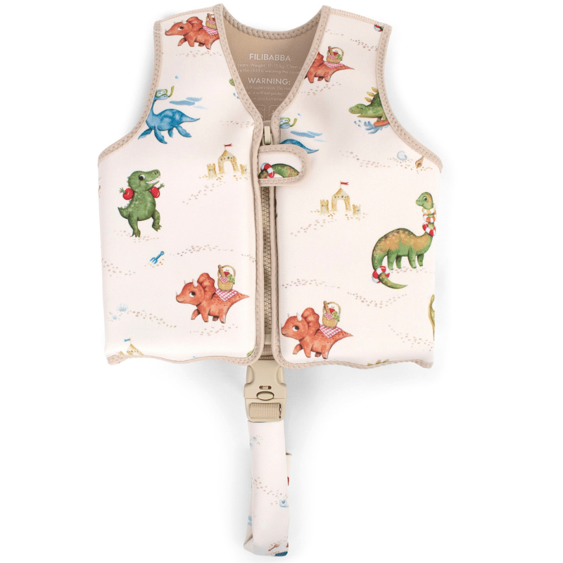 Filibabba Svømmevest 1-2 år - Dino Beach (1 stk)