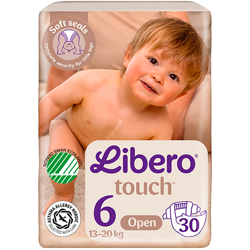 Libero Touch Ble Str. 6 13-20 Kg (30 stk)