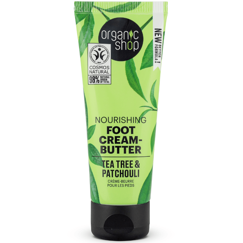 Organic Shop Nourishing Foot Cream-Butter Tea Tree & Patchouli (75 ml)