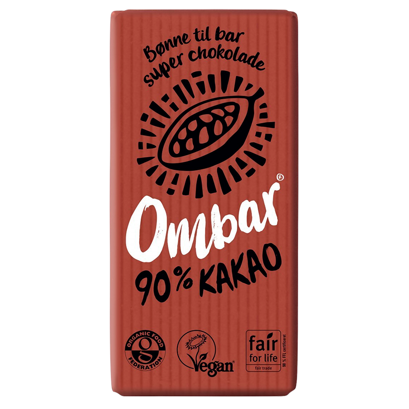 Ombar 90% chokolade Ø (35 g)