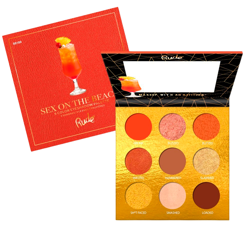 RUDE Cosmetics Cocktail Party 9 Eyeshadow Palette Sex On The Beach (1 stk)