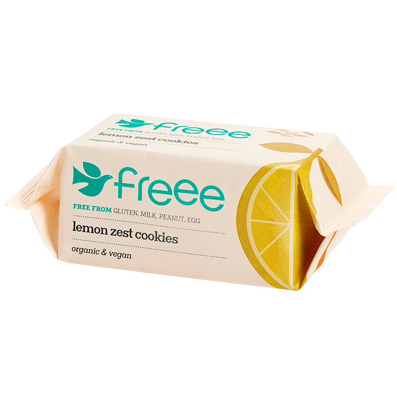 Lemon Zest Cookies Økologiske - 150 gram