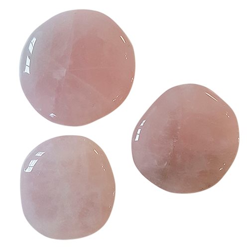 108 Blessings Rosakvarts (poleret) (1 sæt)