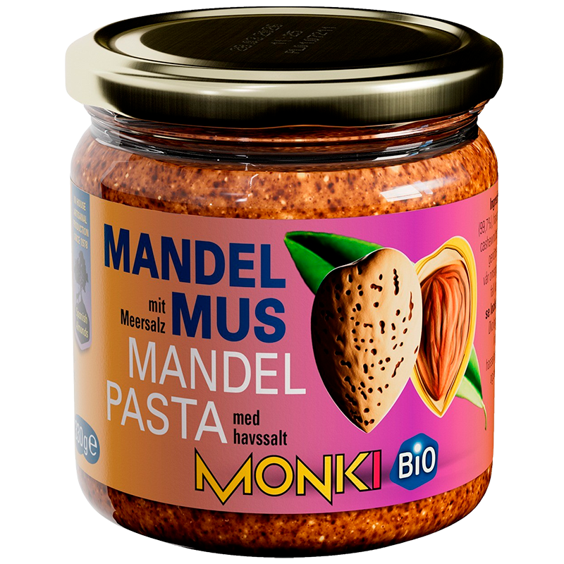 Monki Mandelsmør brun Ø (330 g)