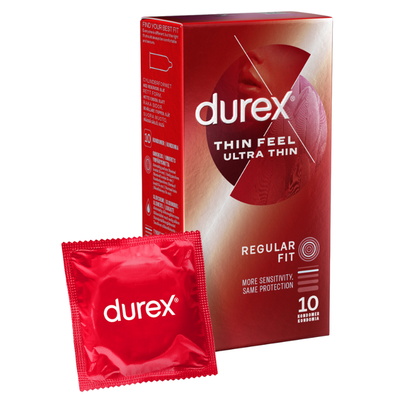 Durex Feel Ultra Thin Kondomer (10 stk)