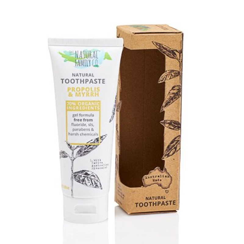 Natural Family Co. Tandpasta Naturlig Propolis & Myrrh (110 ml.)