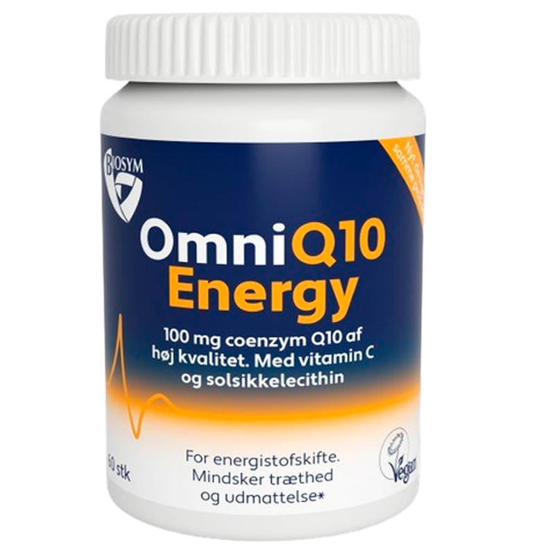 Biosym OmniQ10 Energy 100 mg (60 kapsler)