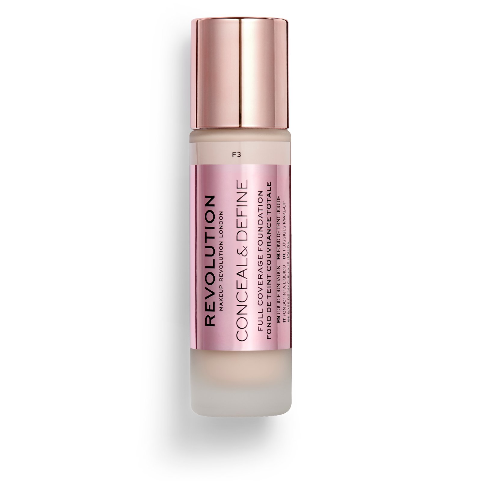 Makeup Revolution Conceal & Define Foundation F3 (23 ml)