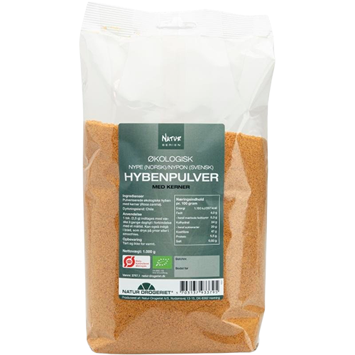 Natur-Drogeriet Hyben pulver fint m. kerner Ø 1 kg