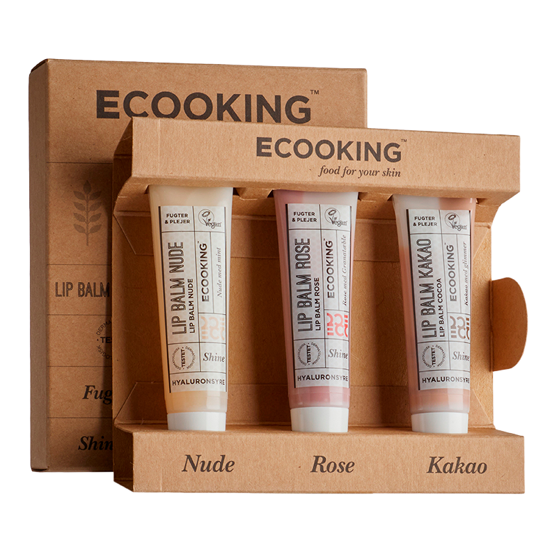 Ecooking Lip Balm Sampak (1 sæt)