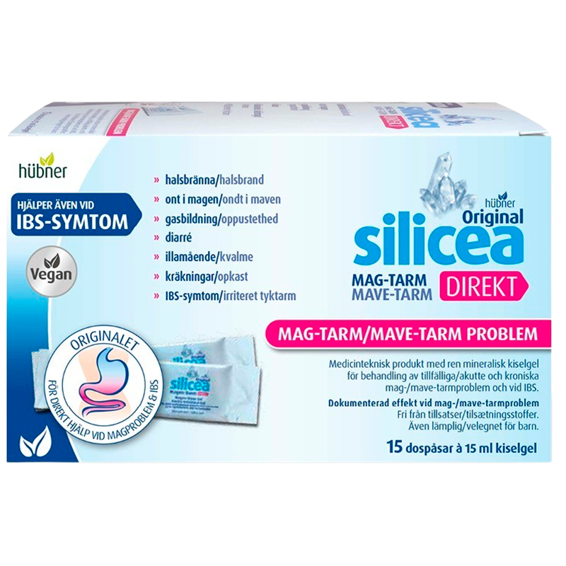 Hübner Silicea Mave-Tarm DIREKT  (15 poser x 15ml)