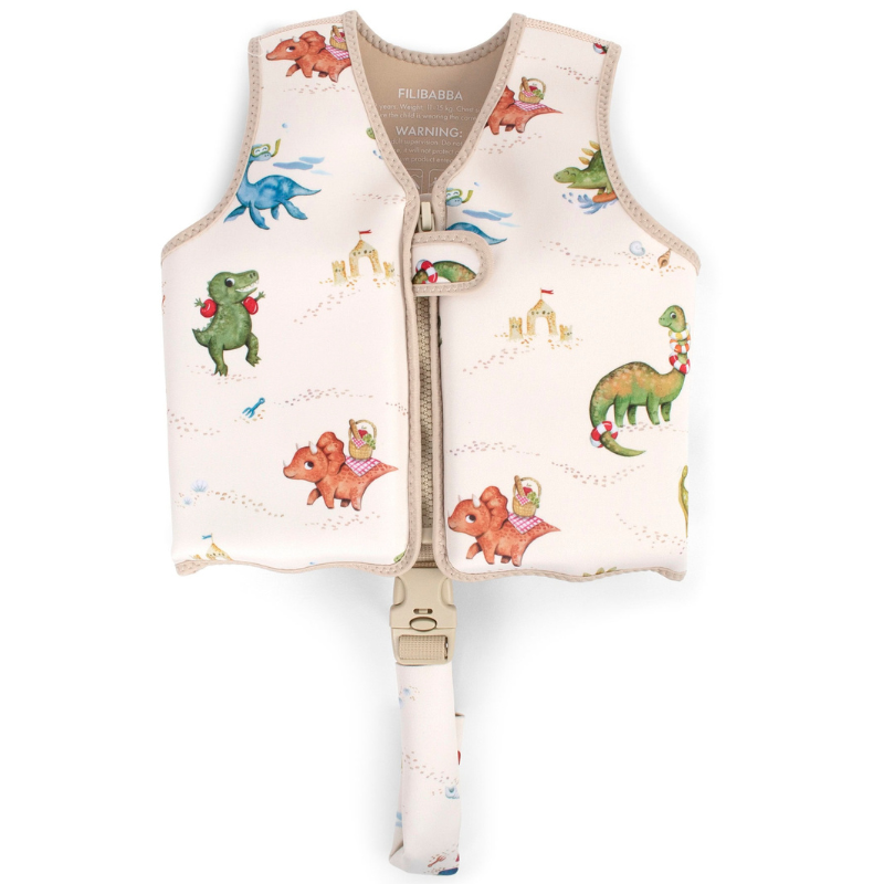Filibabba Svømmevest 2-4 år - Dino Beach (1 stk)