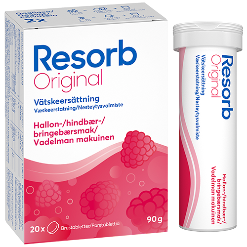 RESORB Original Hindbær (2 x 10 stk)